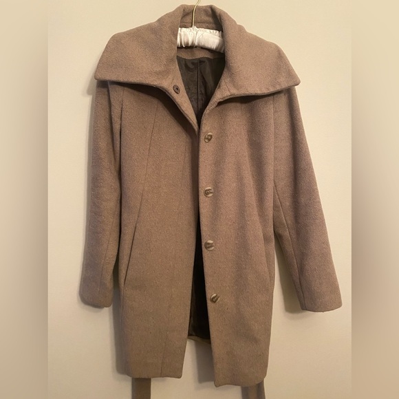 Calvin Klein Wool Blend Coat - Picture 2 of 5